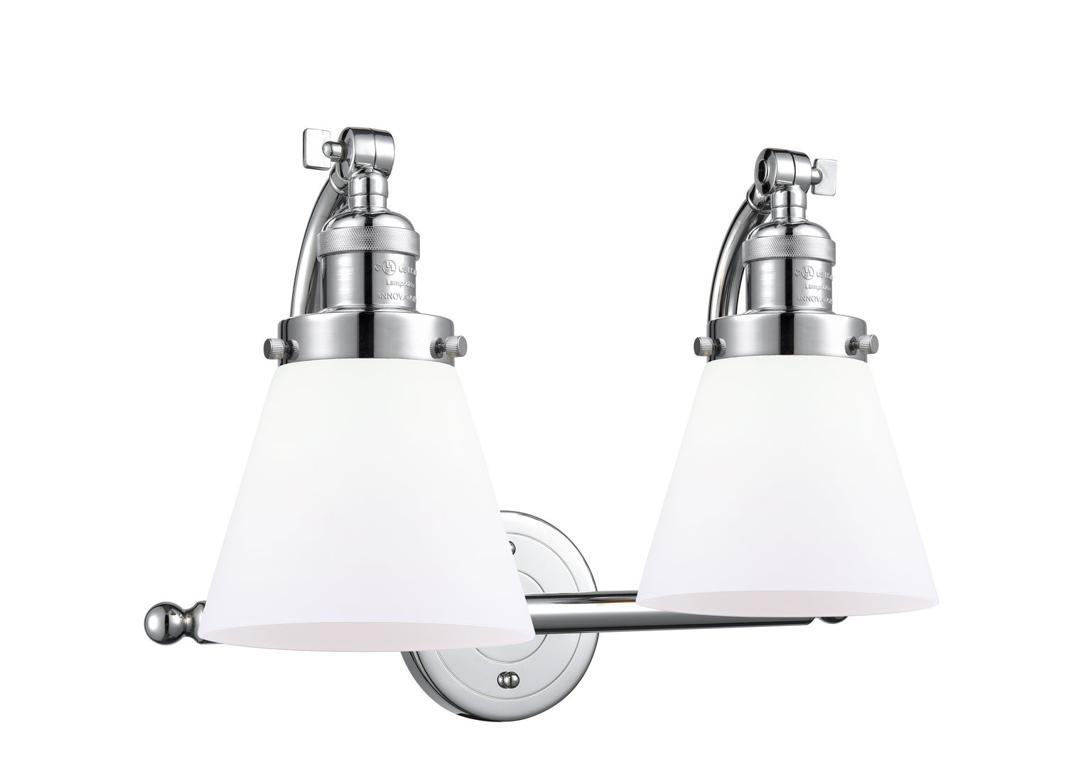 Innovations - 515-2W-PC-G61 - Two Light Bath Vanity - Franklin Restoration - Polished Chrome