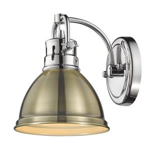 Golden - 3602-BA1 CH-AB - One Light Bath Vanity - Duncan CH - Chrome