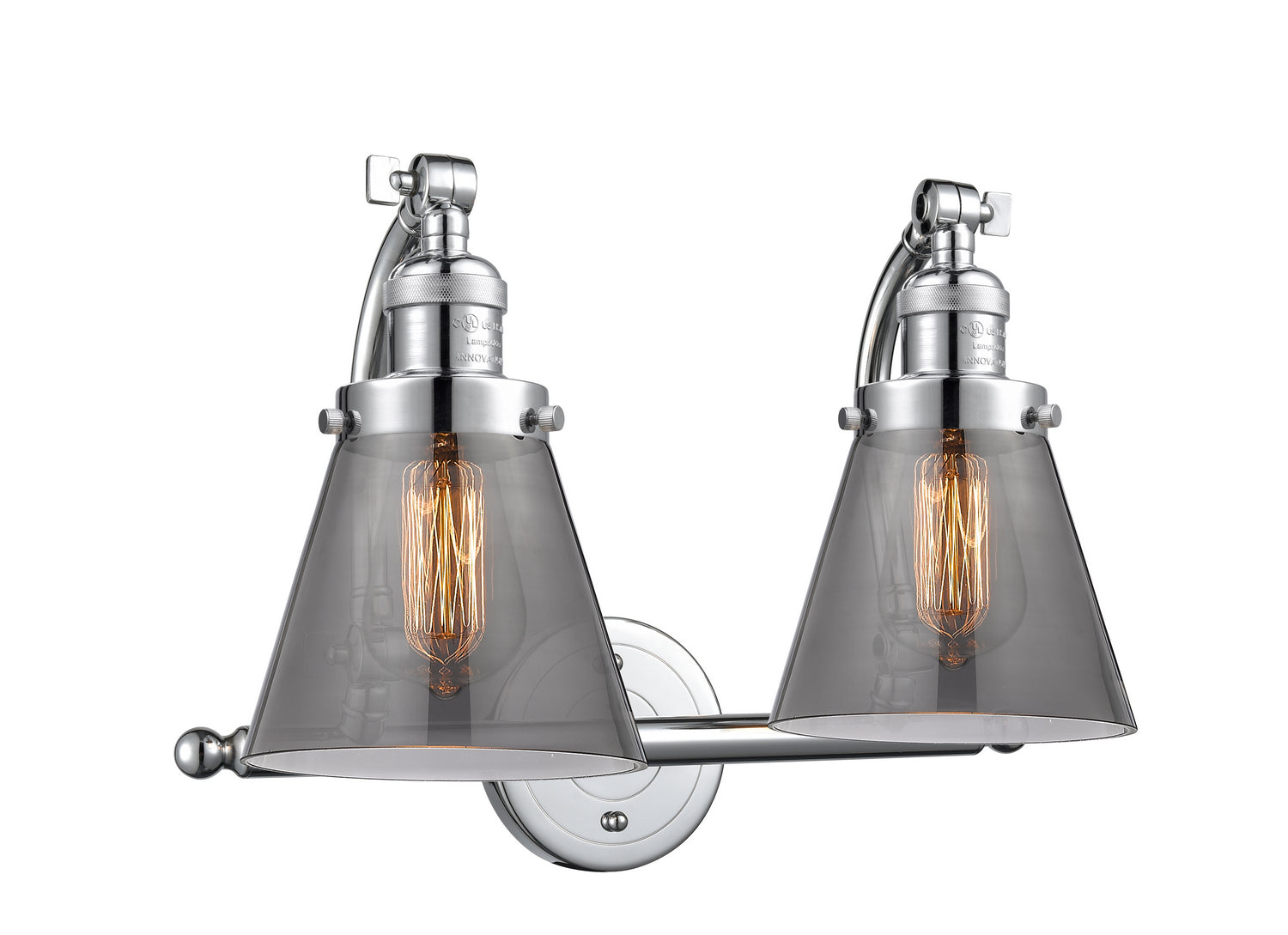 Innovations - 515-2W-PC-G63 - Two Light Bath Vanity - Franklin Restoration - Polished Chrome