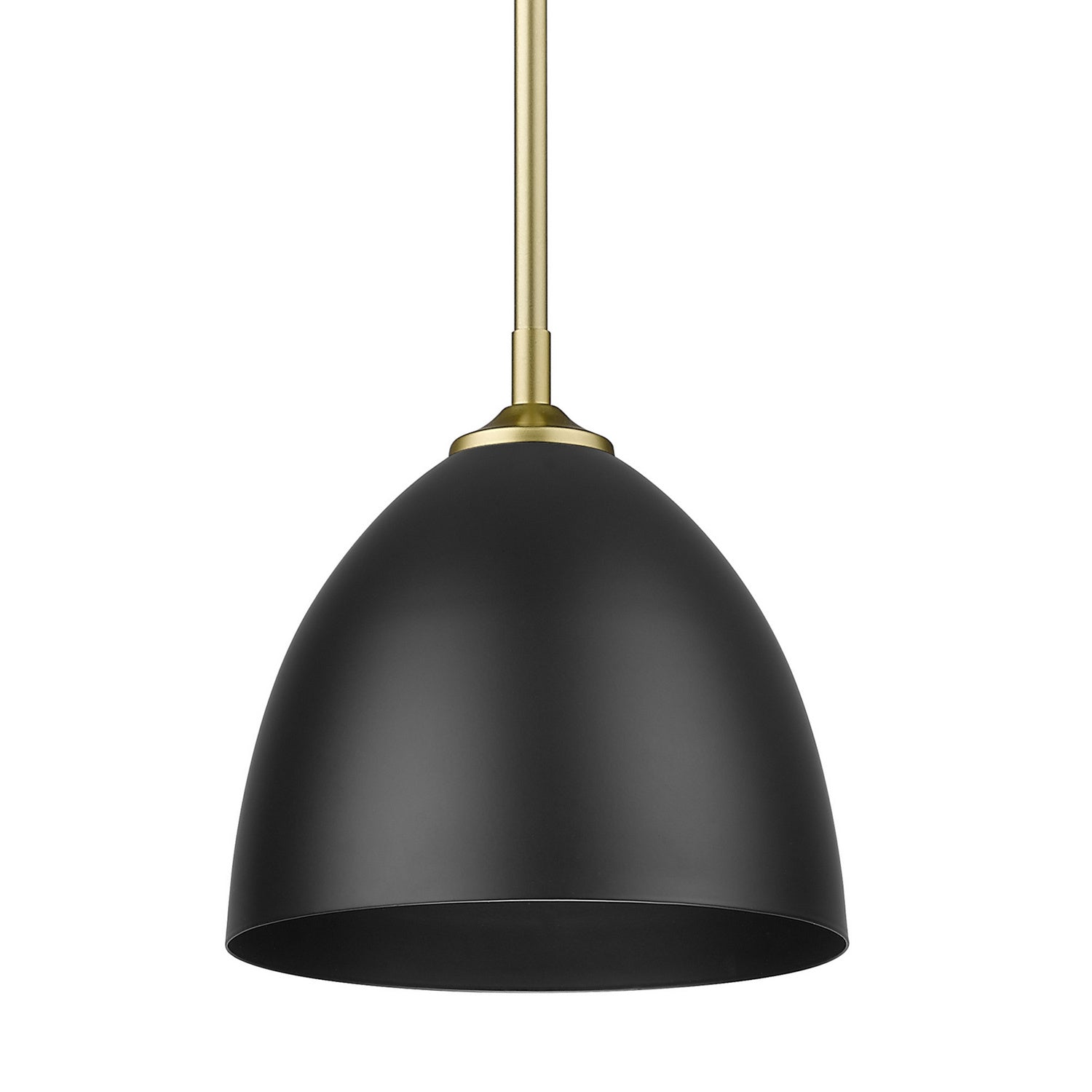 Golden - 6956-S OG-BLK - One Light Pendant - Zoey OG - Olympic Gold