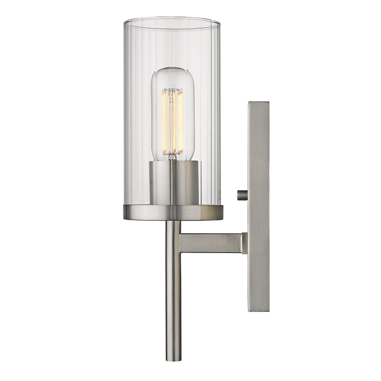 Golden - 7011-1W PW-CLR - One Light Wall Sconce - Winslett PW - Pewter