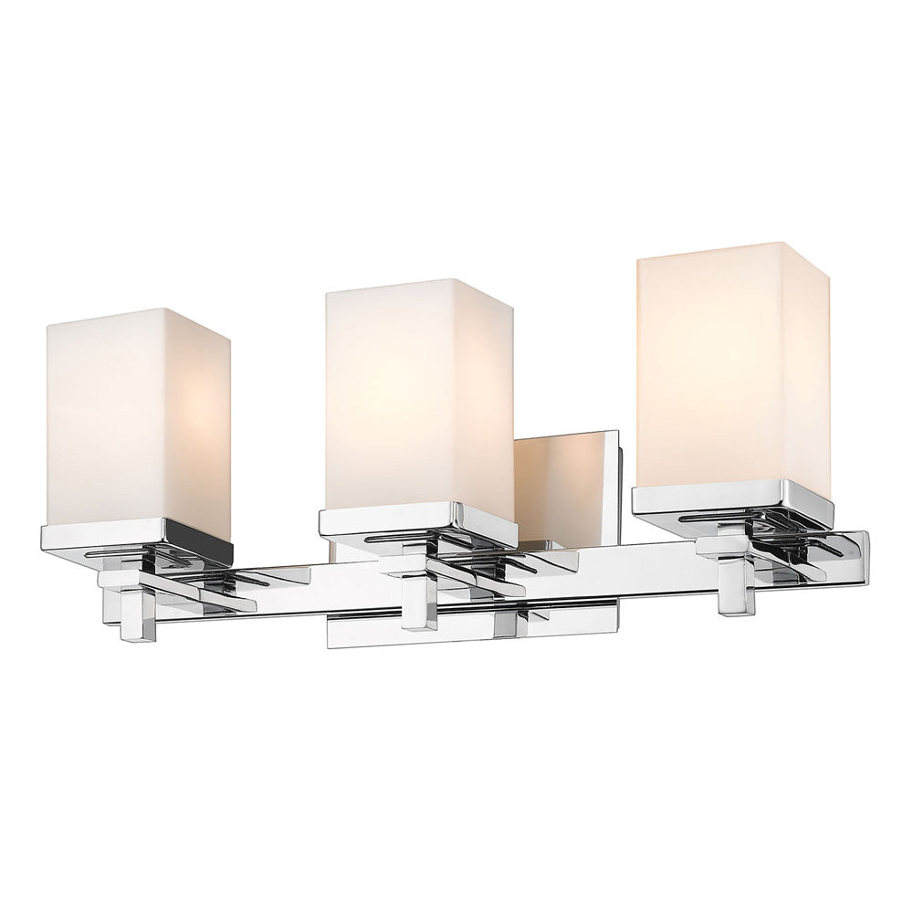 Golden - DDDD-BA3 - Three Light Bath Vanity - Maddox - Chrome