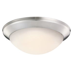 Kichler - 8881NI - One Light Flush Mount - Ceiling Space - Brushed Nickel