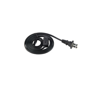 W.A.C. Lighting - HR-PC6-BK - Undercabinet Puck Light Power Cord - Cct Puck - Black