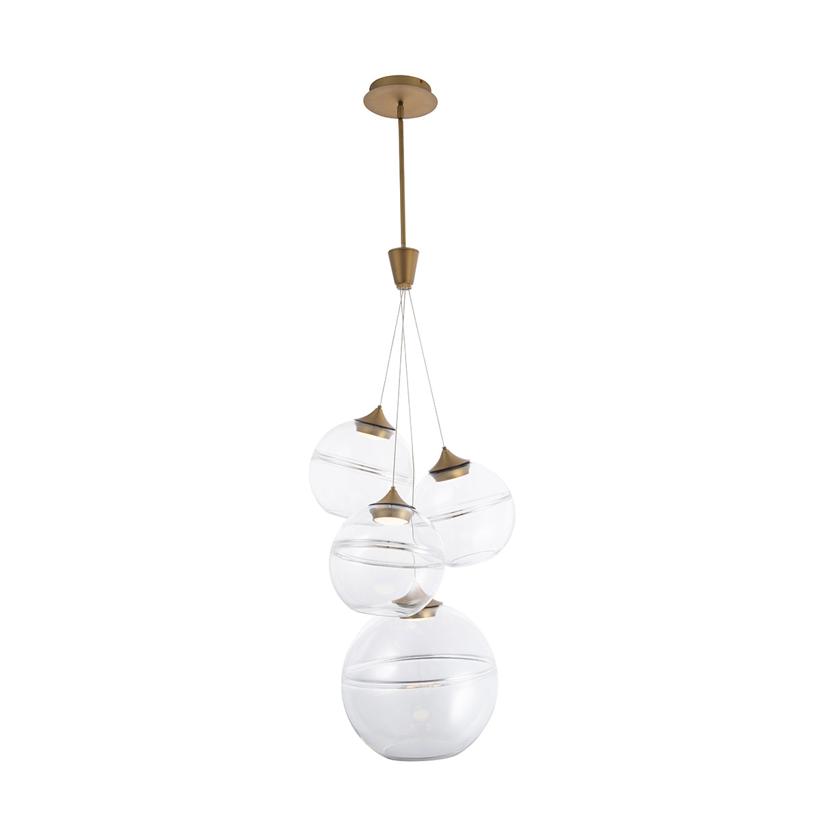 W.A.C. Lighting - PD-20004-AB - LED Pendant - Bistro - Aged Brass