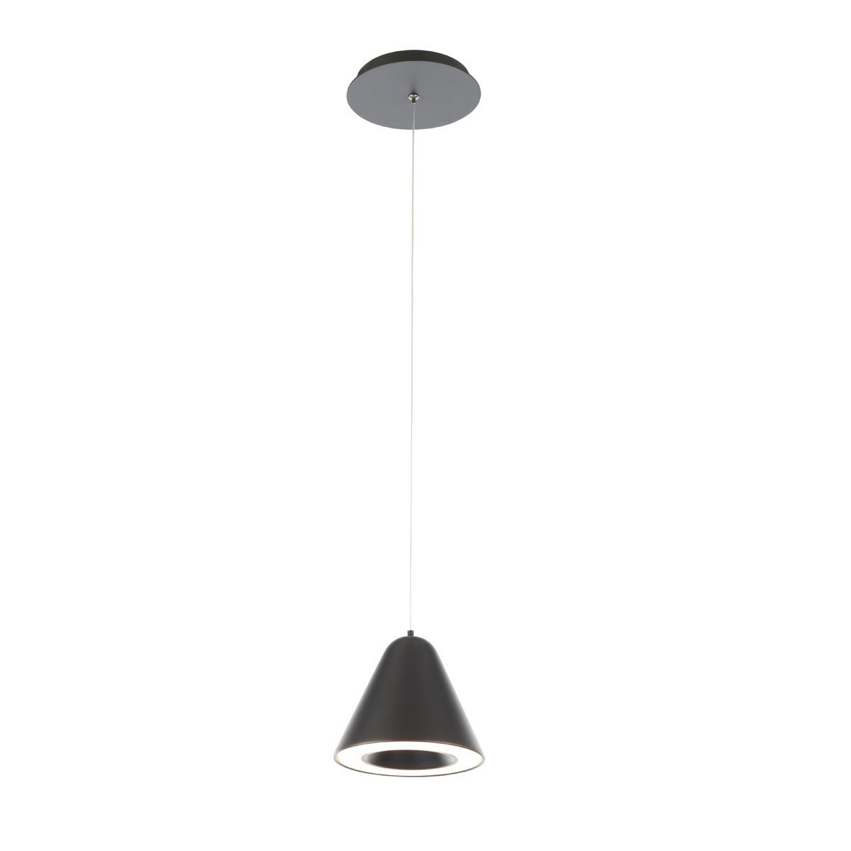 W.A.C. Lighting - PD-72006-BK - LED Pendant - Kone - Black