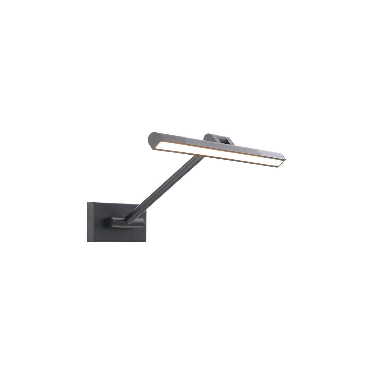 W.A.C. Lighting - PL-11017-BK - LED Swing Arm Wall Lamp - Reed - Black