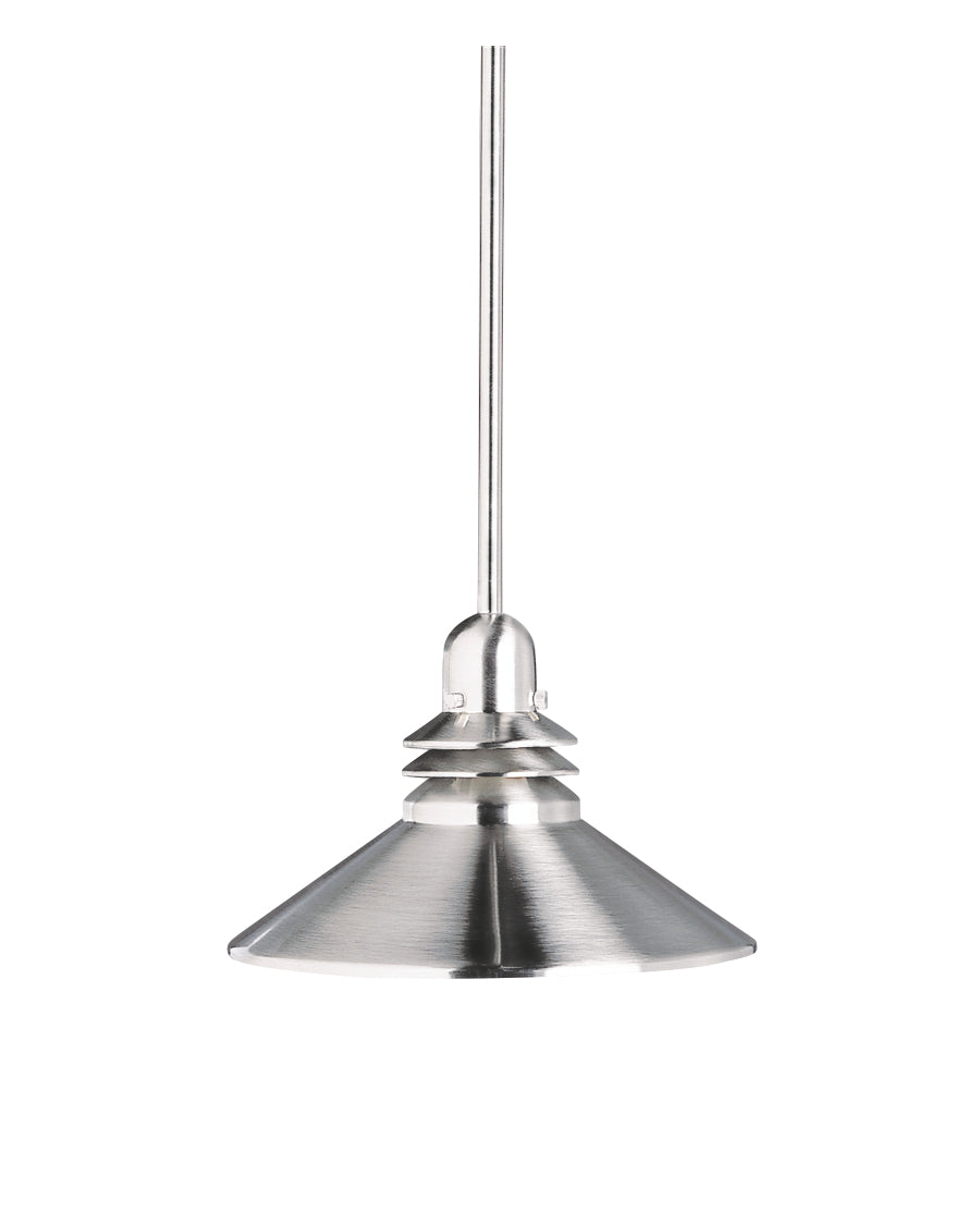 Kichler - 2714NI - One Light Mini Pendant - Grenoble - Brushed Nickel