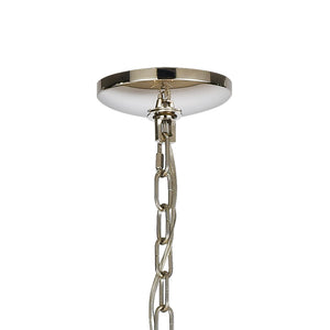 ELK Home - 12264/7 - Seven Light Chandelier - Geosphere - Polished Nickel