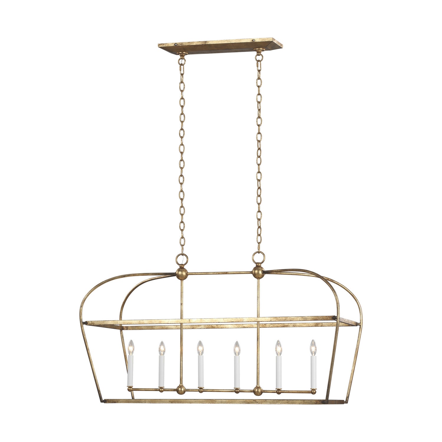 Visual Comfort Studio - CC1216ADB - Six Light Chandelier - Stonington - Antique Gild