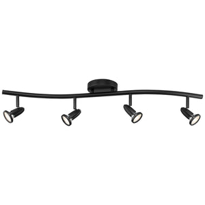 Access - 52204LEDDLP-BL - LED Wall or Ceiling Spotlight Bar - Cobra - Black