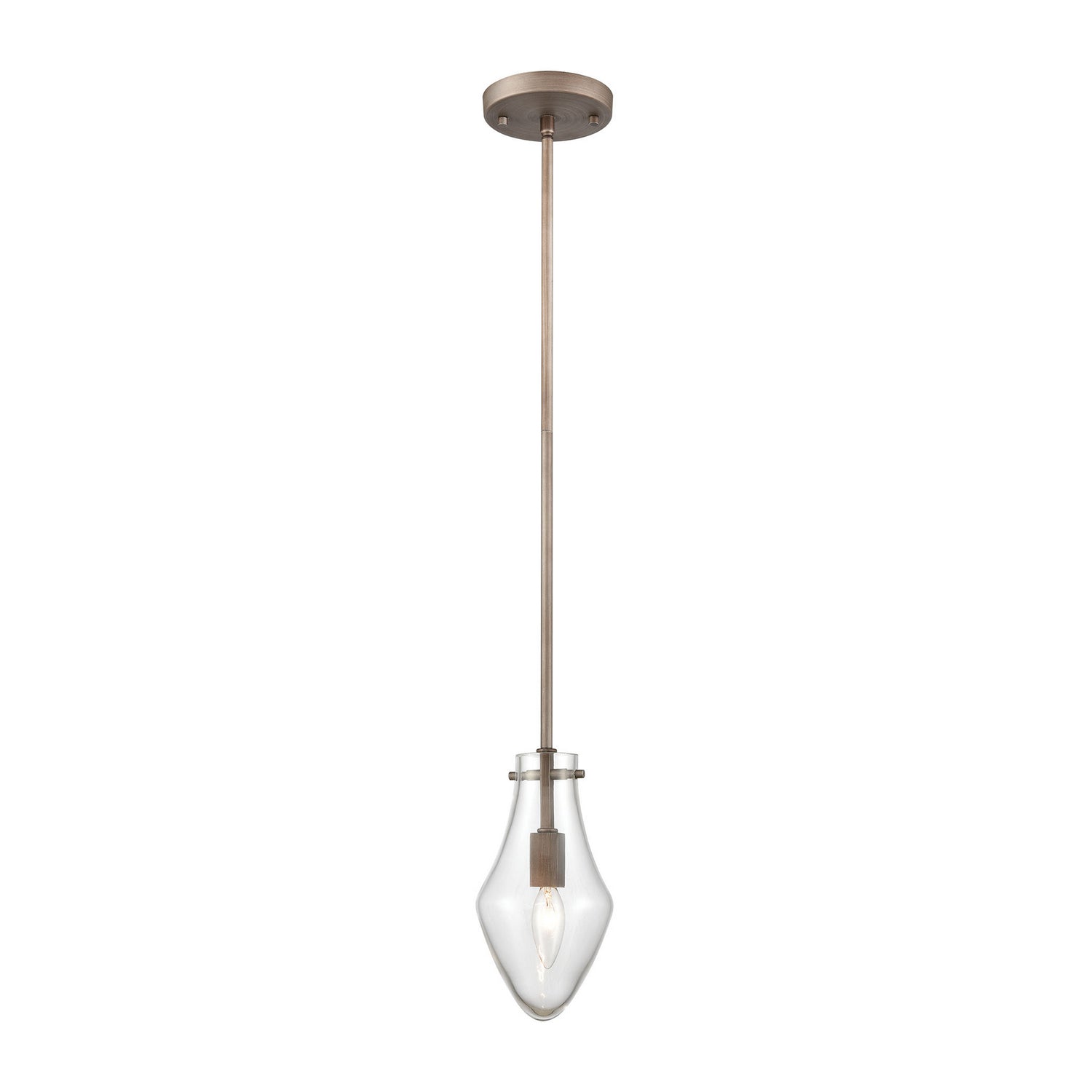 ELK Home - 12295/1 - One Light Mini Pendant - Culmination - Weathered Zinc