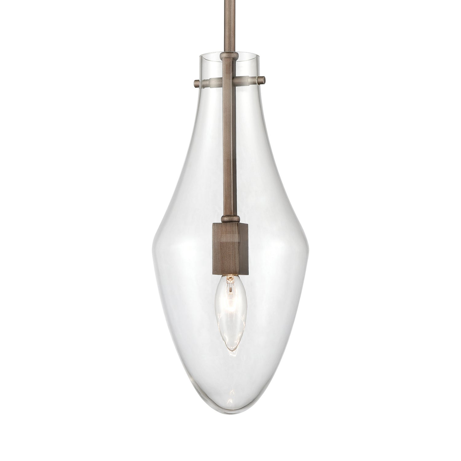 ELK Home - 12296/1 - One Light Mini Pendant - Culmination - Weathered Zinc