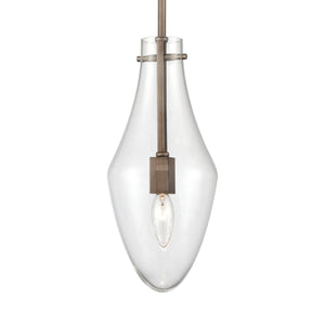 ELK Home - 12296/1 - One Light Mini Pendant - Culmination - Weathered Zinc