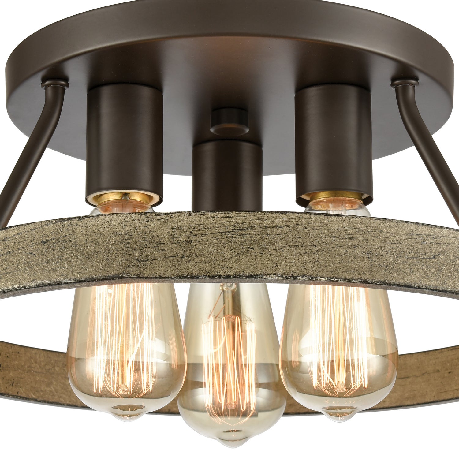 ELK Home - 12311/3 - Three Light Semi Flush Mount - Transitions - Oil Rubbed Bronze