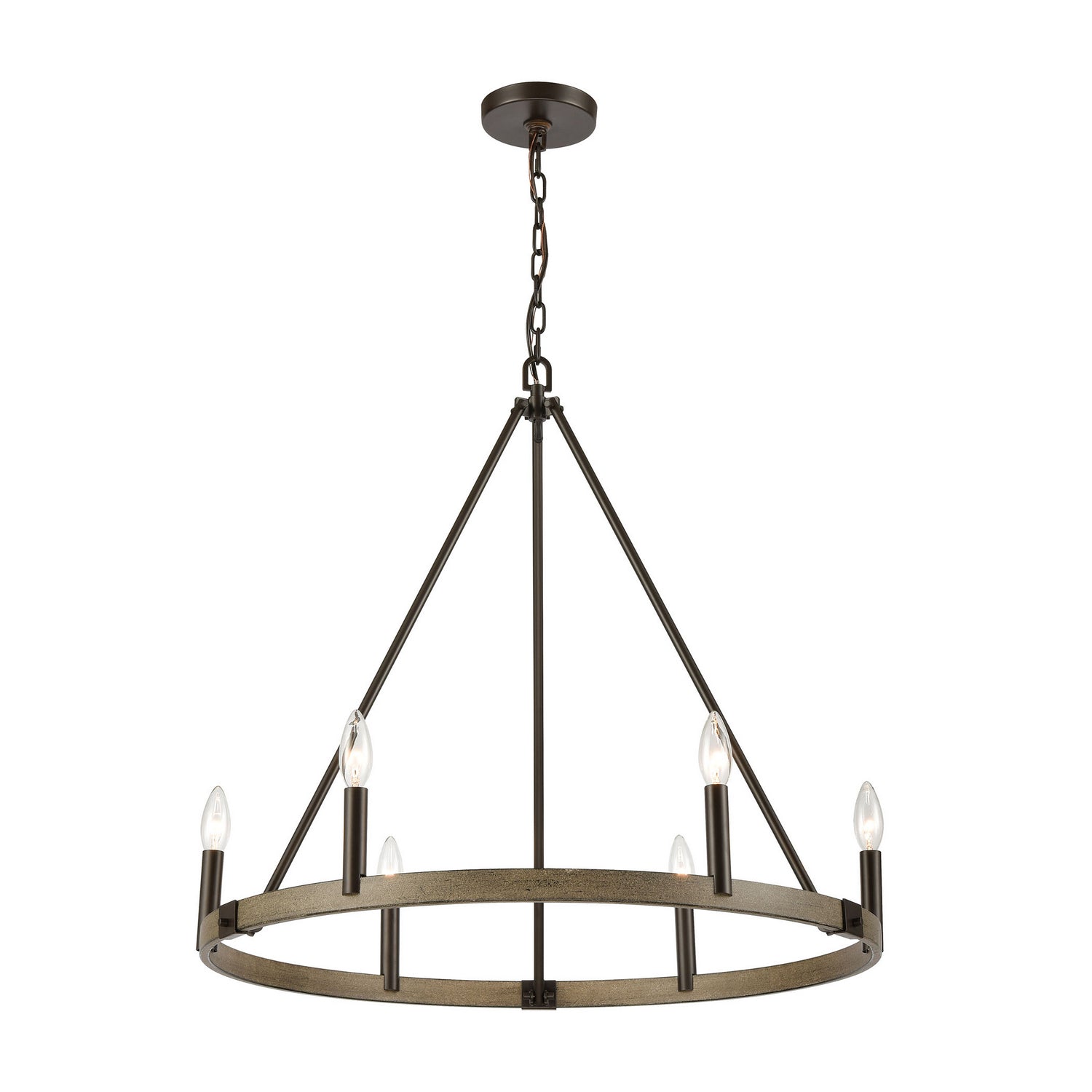 ELK Home - 12316/6 - Six Light Chandelier - Transitions - Oil Rubbed Bronze