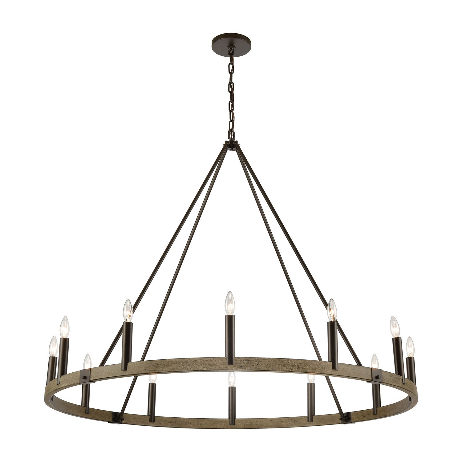 ELK Home - 12318/12 - 12 Light Chandelier - Transitions - Oil Rubbed Bronze