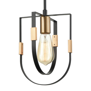 ELK Home - 15455/1 - One Light Mini Pendant - Heathrow - Matte Black