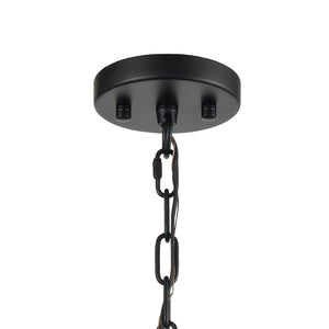 ELK Home - 15456/3 - Three Light Pendant - Heathrow - Matte Black