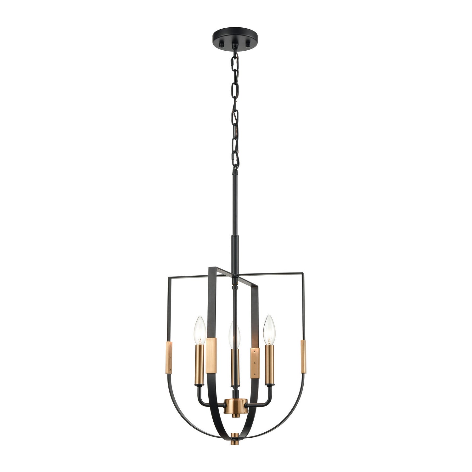 ELK Home - 15456/3 - Three Light Pendant - Heathrow - Matte Black