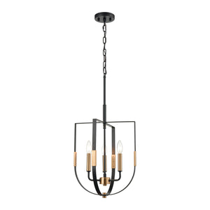 ELK Home - 15456/3 - Three Light Pendant - Heathrow - Matte Black