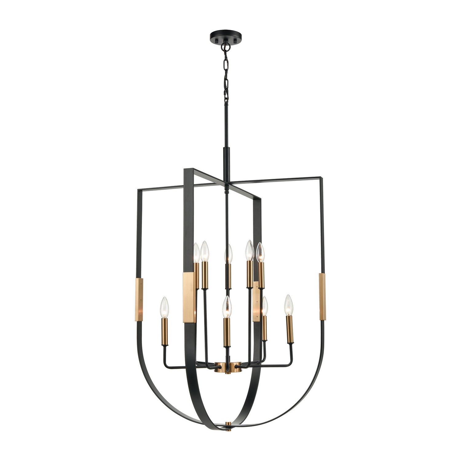 ELK Home - 15459/10 - Ten Light Chandelier - Heathrow - Matte Black