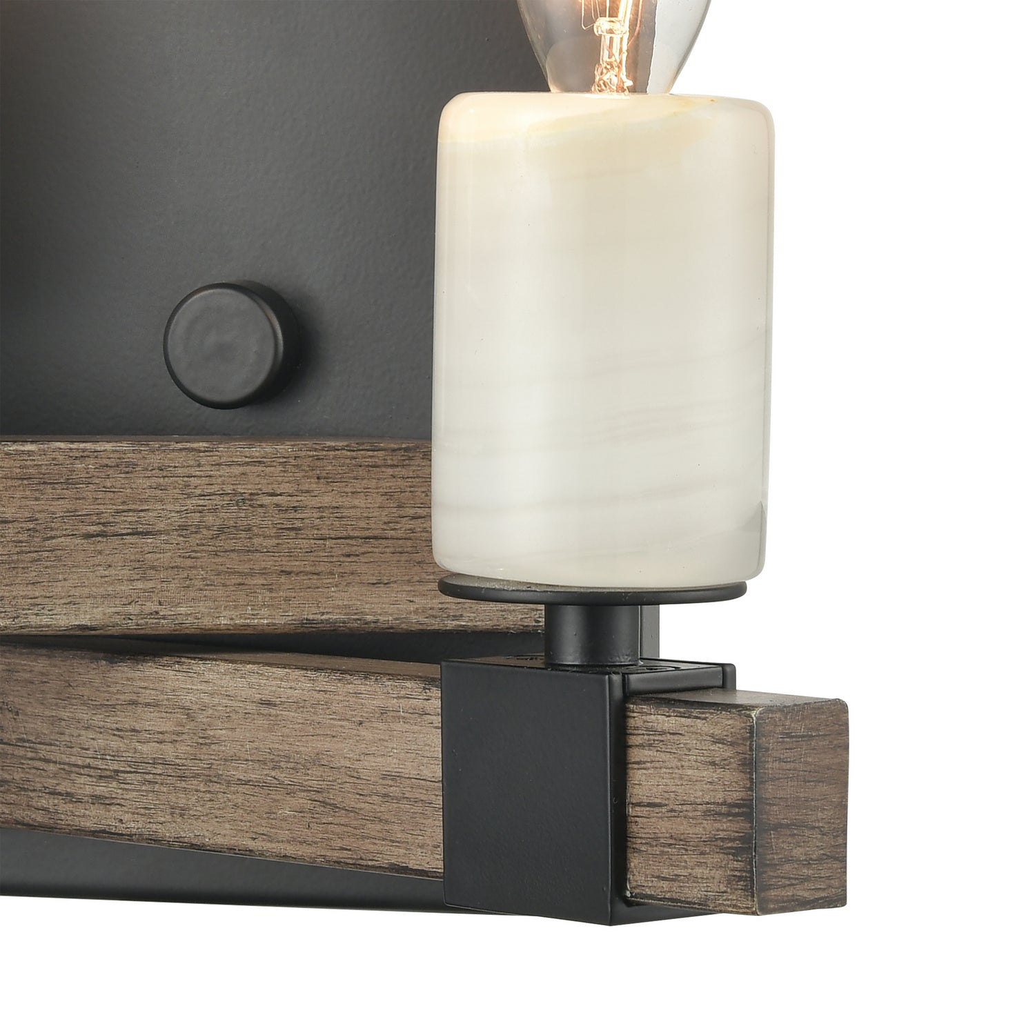 ELK Home - 15461/2 - Two Light Wall Sconce - Stone Manor - Matte Black