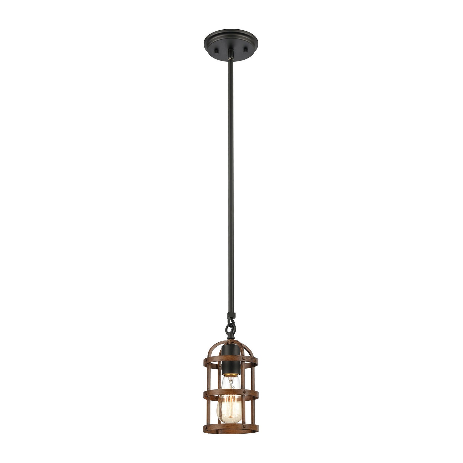 ELK Home - 15481/1 - One Light Mini Pendant - Millville - Matte Black