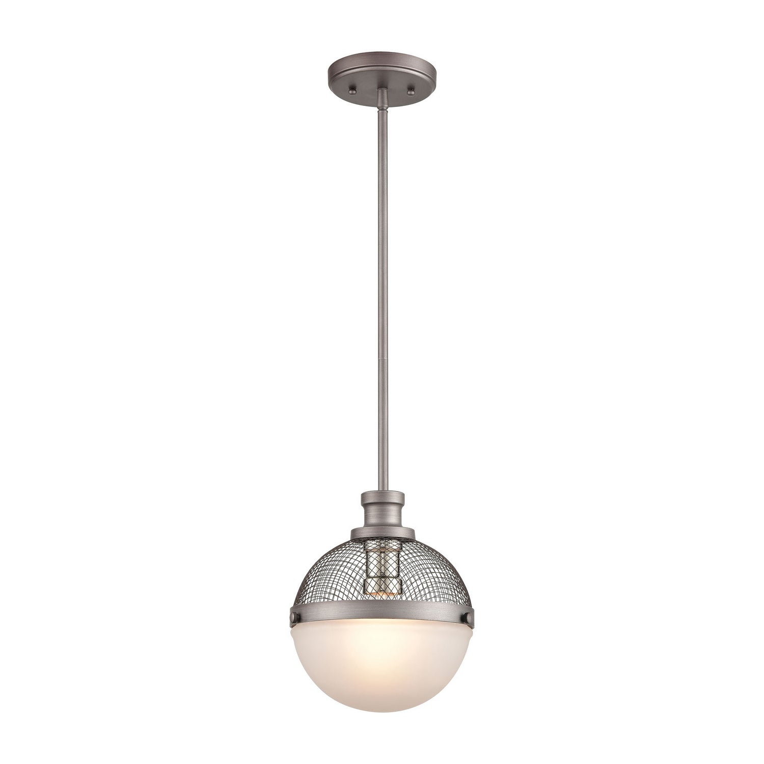 ELK Home - 15555/1 - One Light Mini Pendant - Calabria - Weathered Zinc