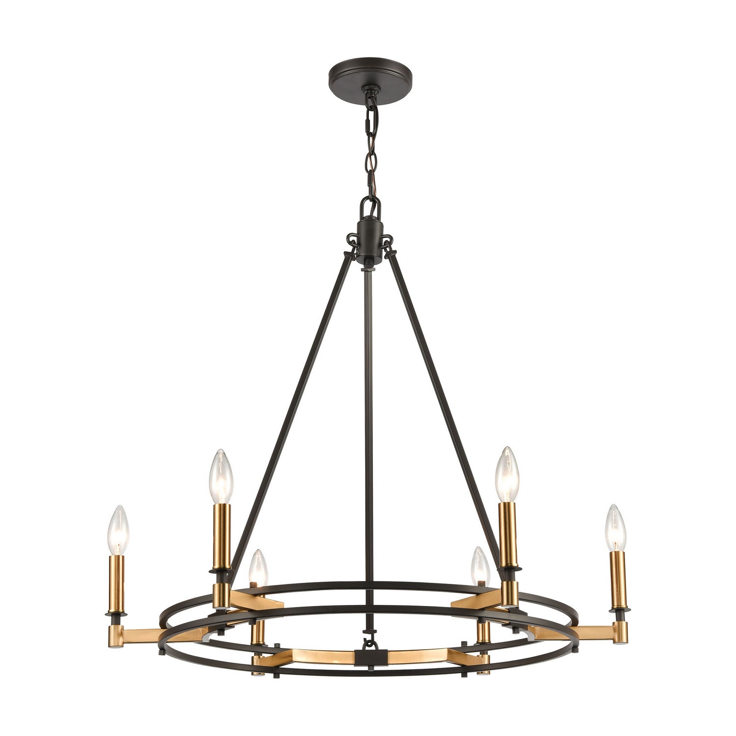 ELK Home - 15605/6 - Six Light Chandelier - Talia - Oil Rubbed Bronze