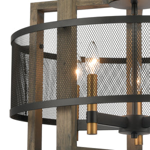 ELK Home - 16547/5 - Five Light Chandelier - Woodbridge - Matte Black