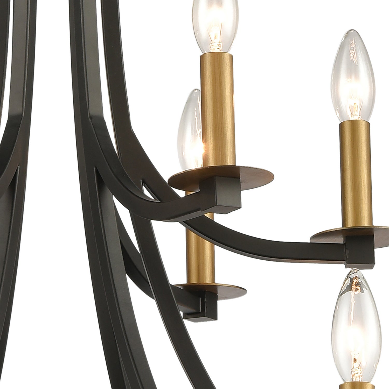 ELK Home - 16549/12 - 12 Light Chandelier - Woodbridge - Matte Black