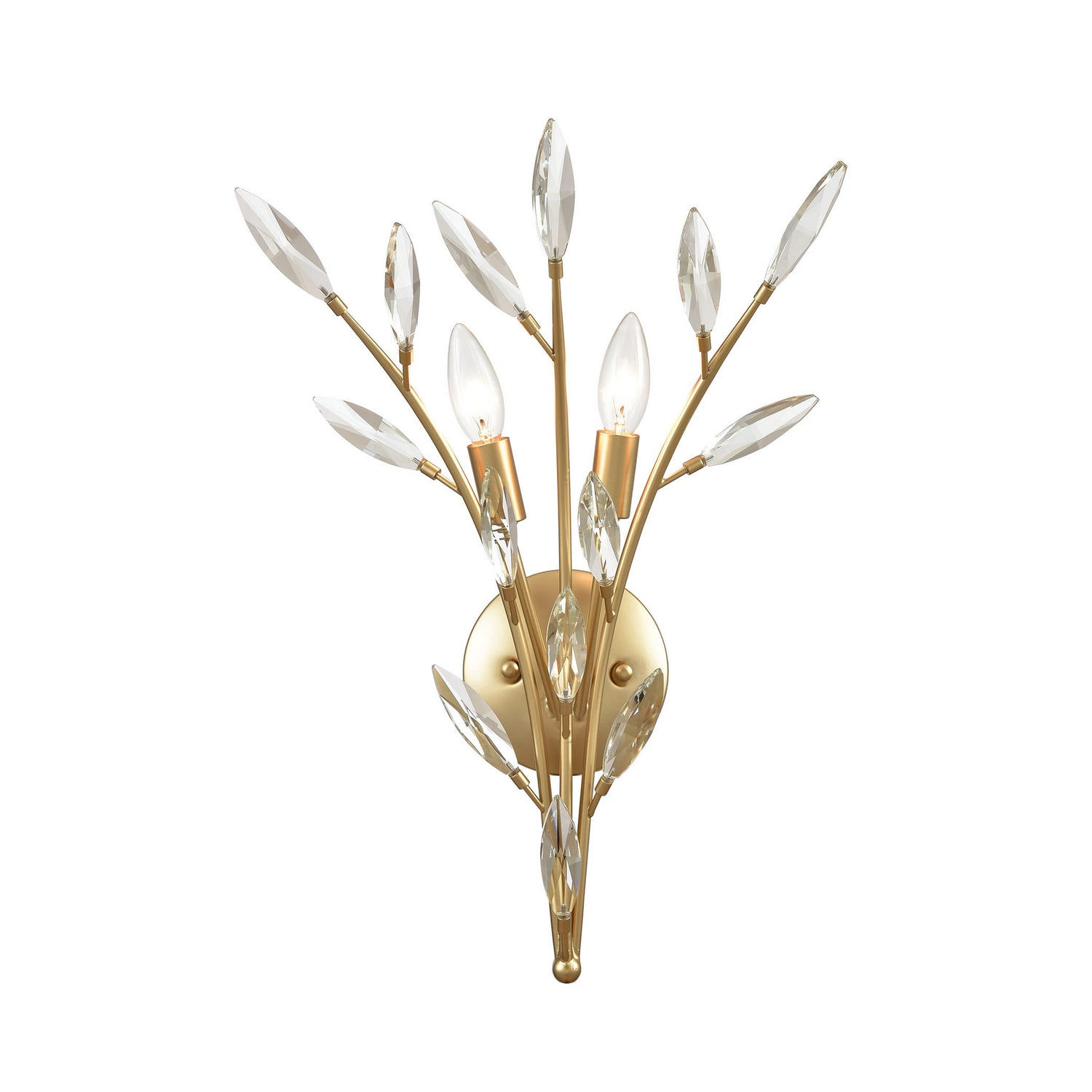 ELK Home - 18292/2 - Two Light Wall Sconce - Flora Grace - Champagne Gold