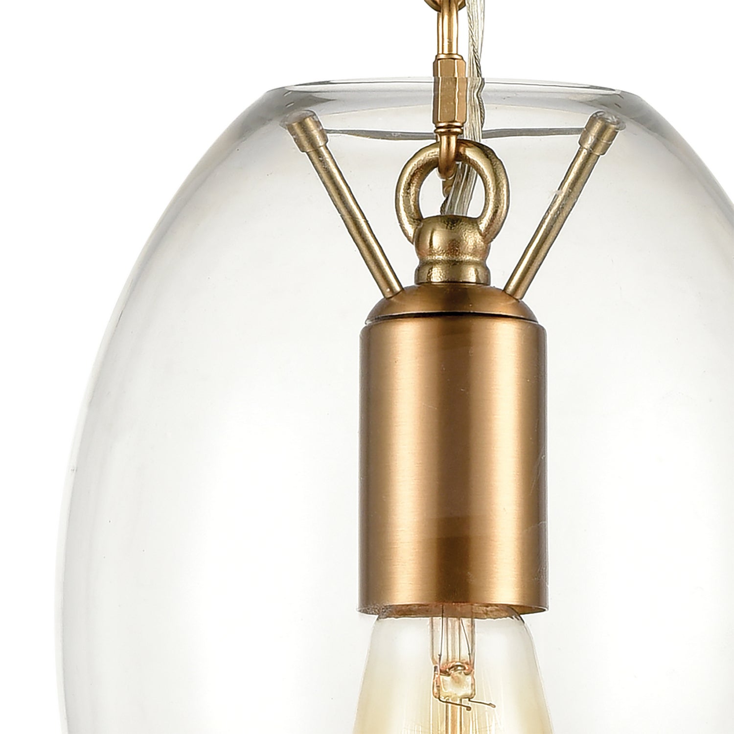 ELK Home - 30050/1 - One Light Mini Pendant - Ellipsa - Satin Brass