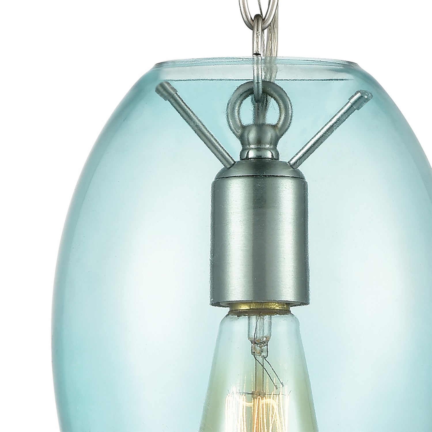 ELK Home - 30060/1 - One Light Mini Pendant - Ellipsa - Satin Nickel