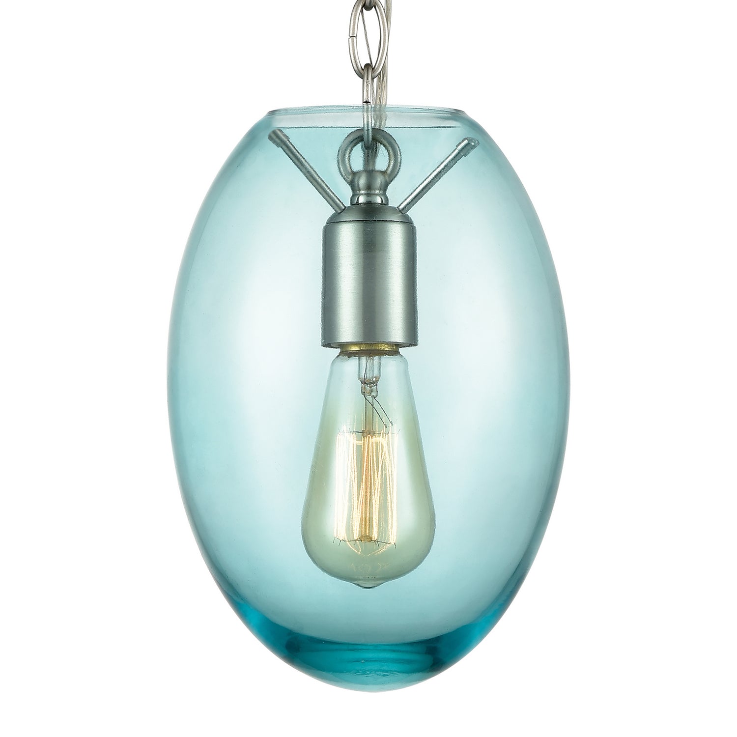 ELK Home - 30060/1 - One Light Mini Pendant - Ellipsa - Satin Nickel