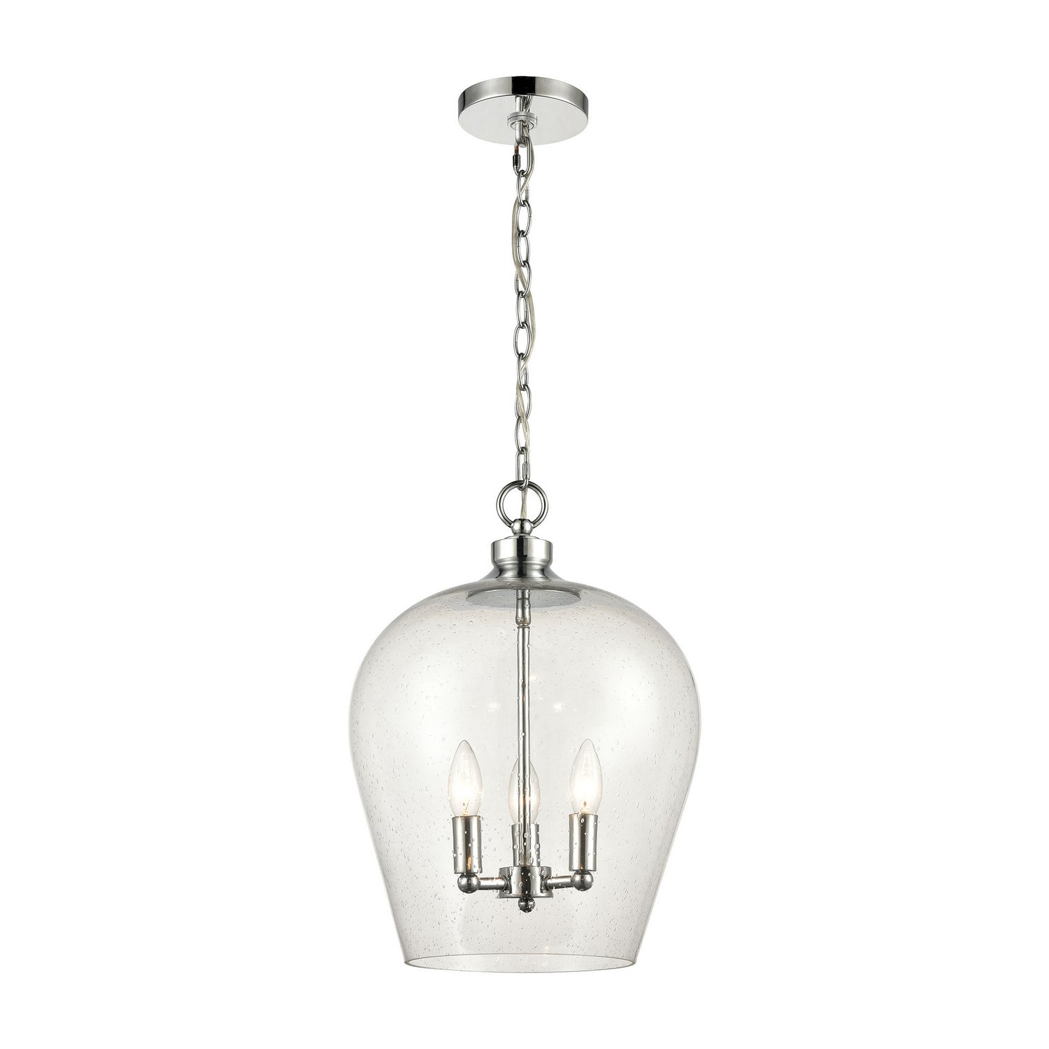 ELK Home - 30065/3 - Three Light Pendant - Darlene - Polished Chrome