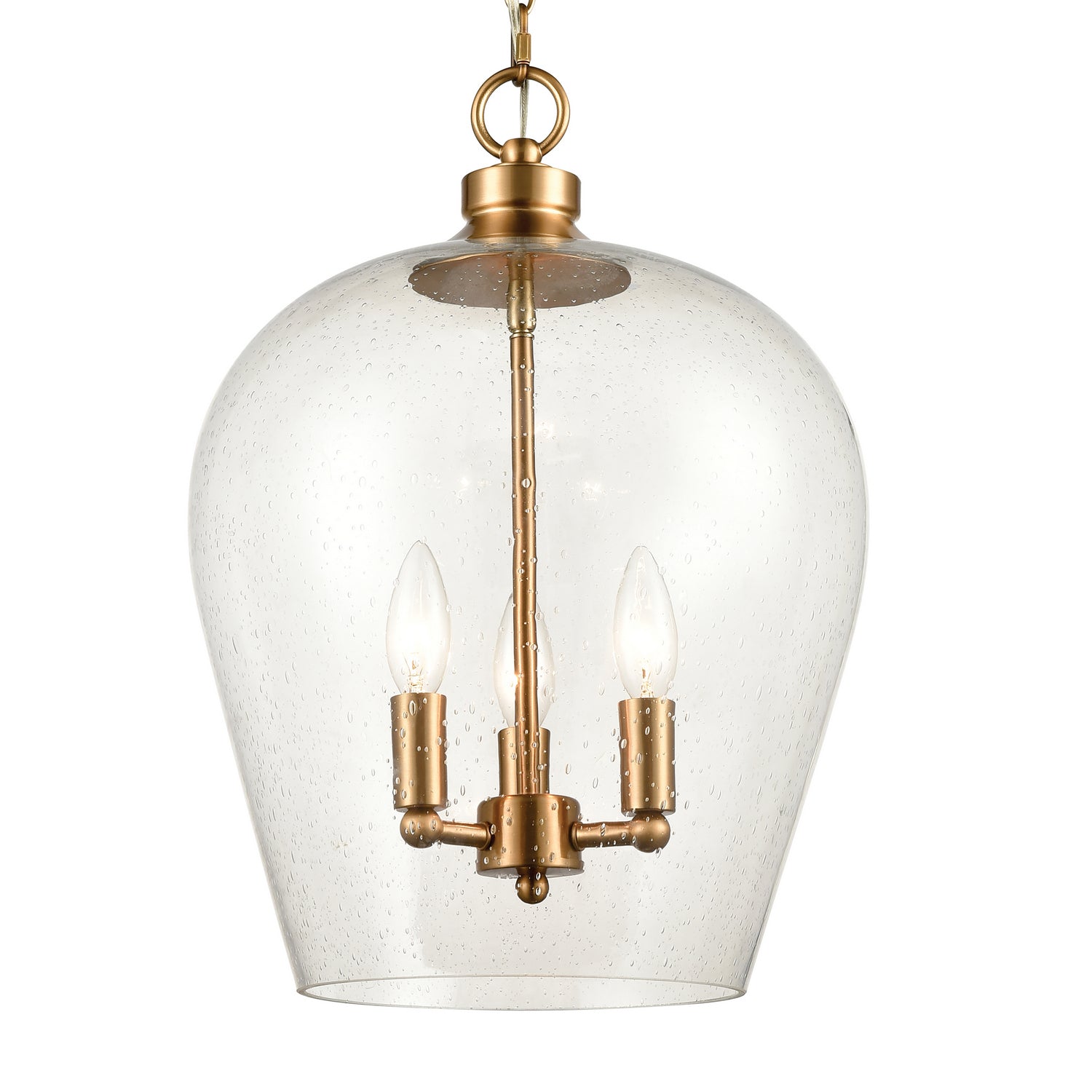 ELK Home - 30075/3 - Three Light Pendant - Darlene - Satin Brass