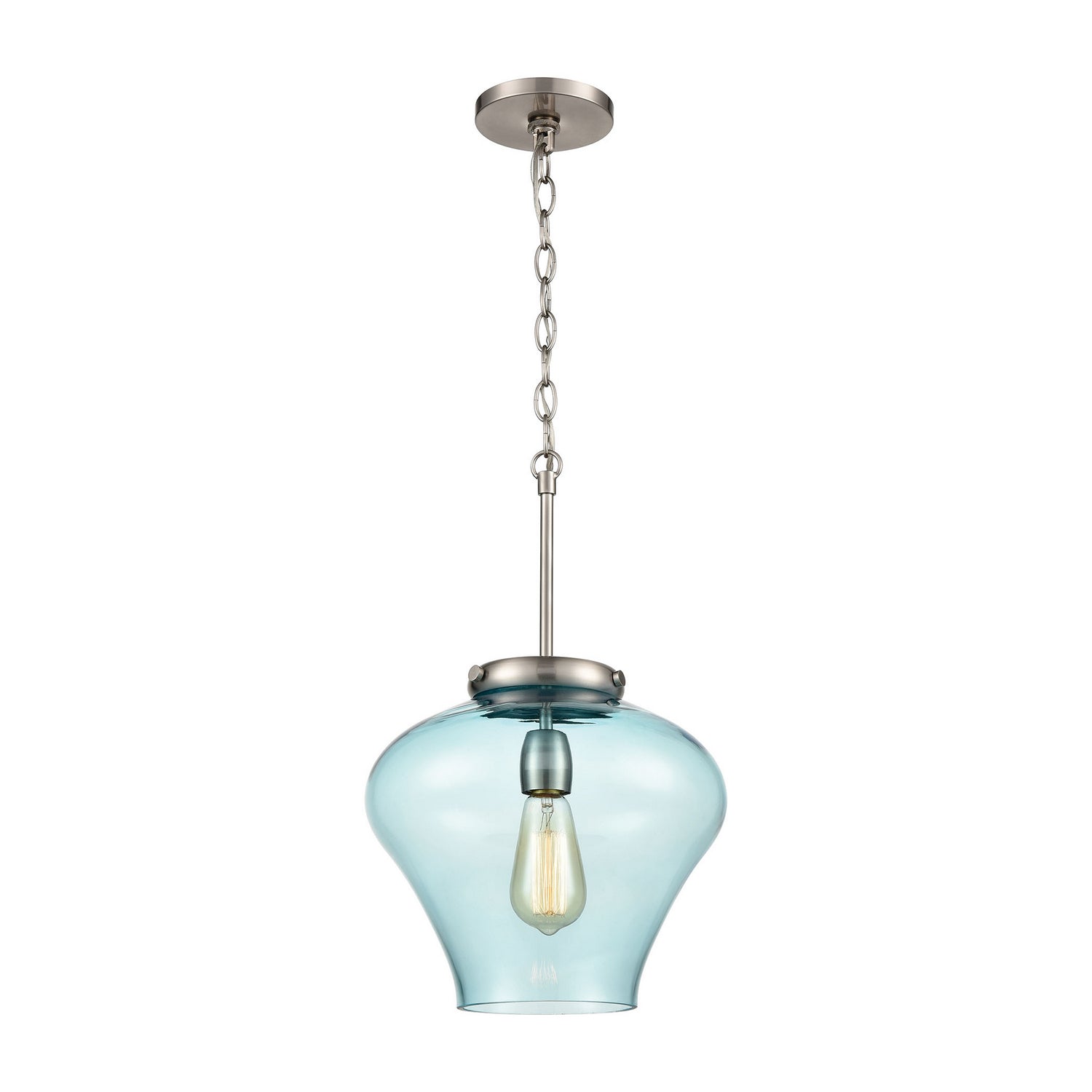 ELK Home - 30100/1 - One Light Pendant - Amore - Satin Nickel