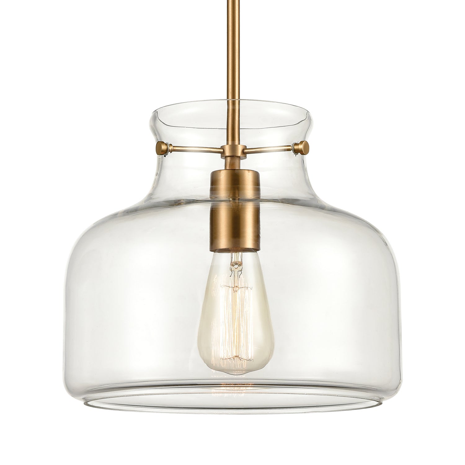 ELK Home - 30110/1 - One Light Pendant - Lola - Satin Brass