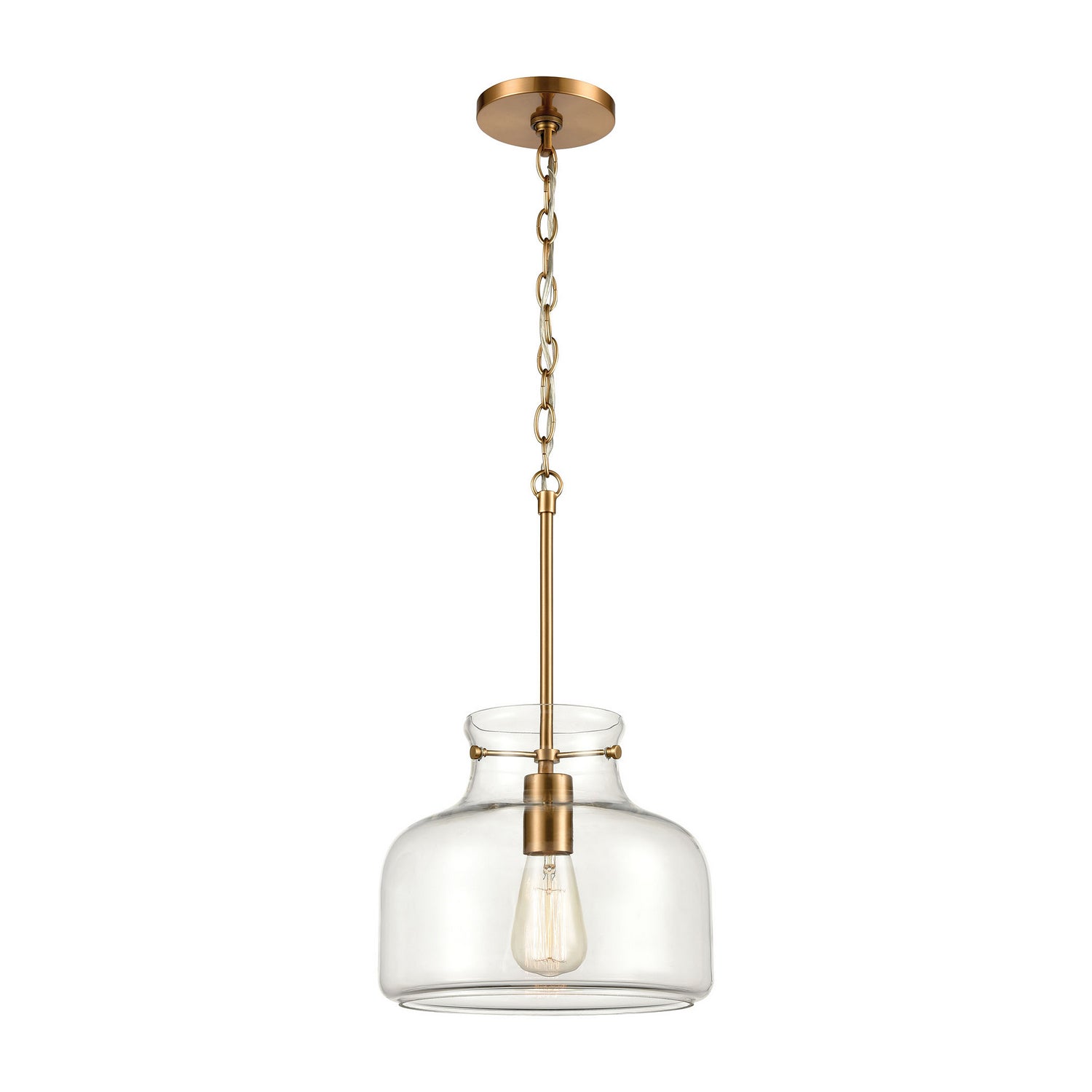 ELK Home - 30110/1 - One Light Pendant - Lola - Satin Brass