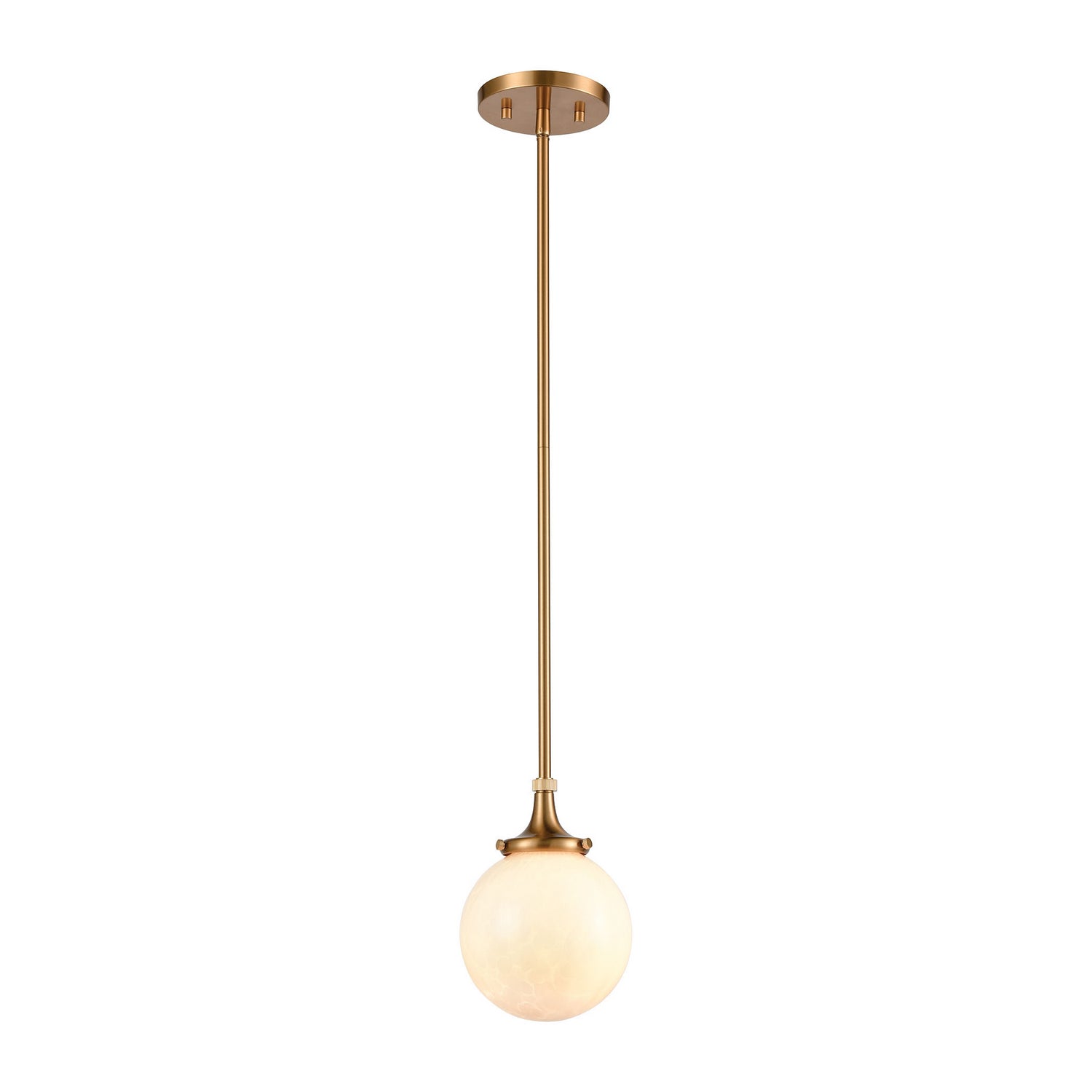 ELK Home - 30145/1 - One Light Mini Pendant - Beverly Hills - Satin Brass