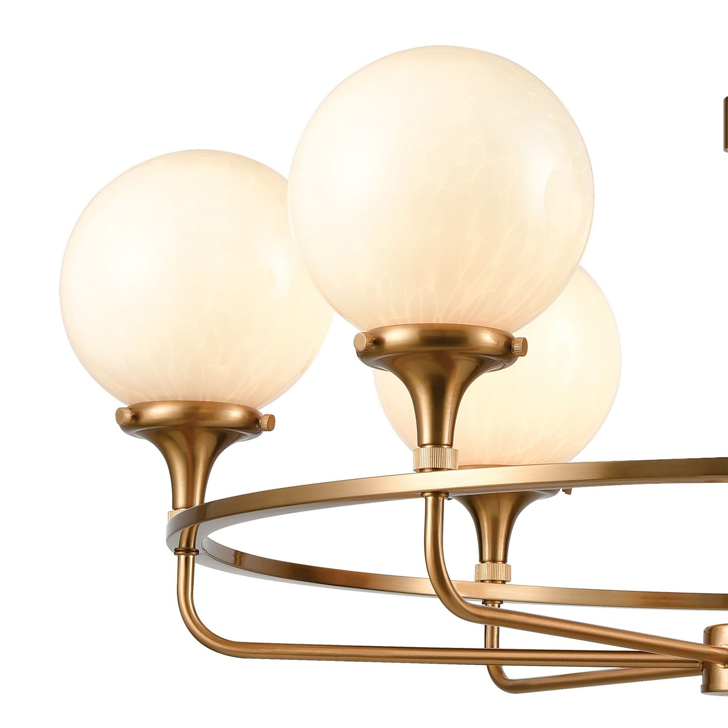 ELK Home - 30146/6 - Six Light Chandelier - Beverly Hills - Satin Brass