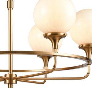 ELK Home - 30146/6 - Six Light Chandelier - Beverly Hills - Satin Brass