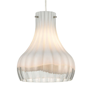 ELK Home - 30150/1 - One Light Mini Pendant - Coastal Scallop - Satin Nickel