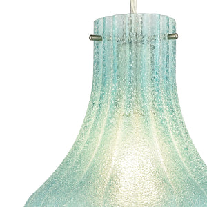 ELK Home - 30170/1 - One Light Mini Pendant - Coastal Scallop - Satin Nickel