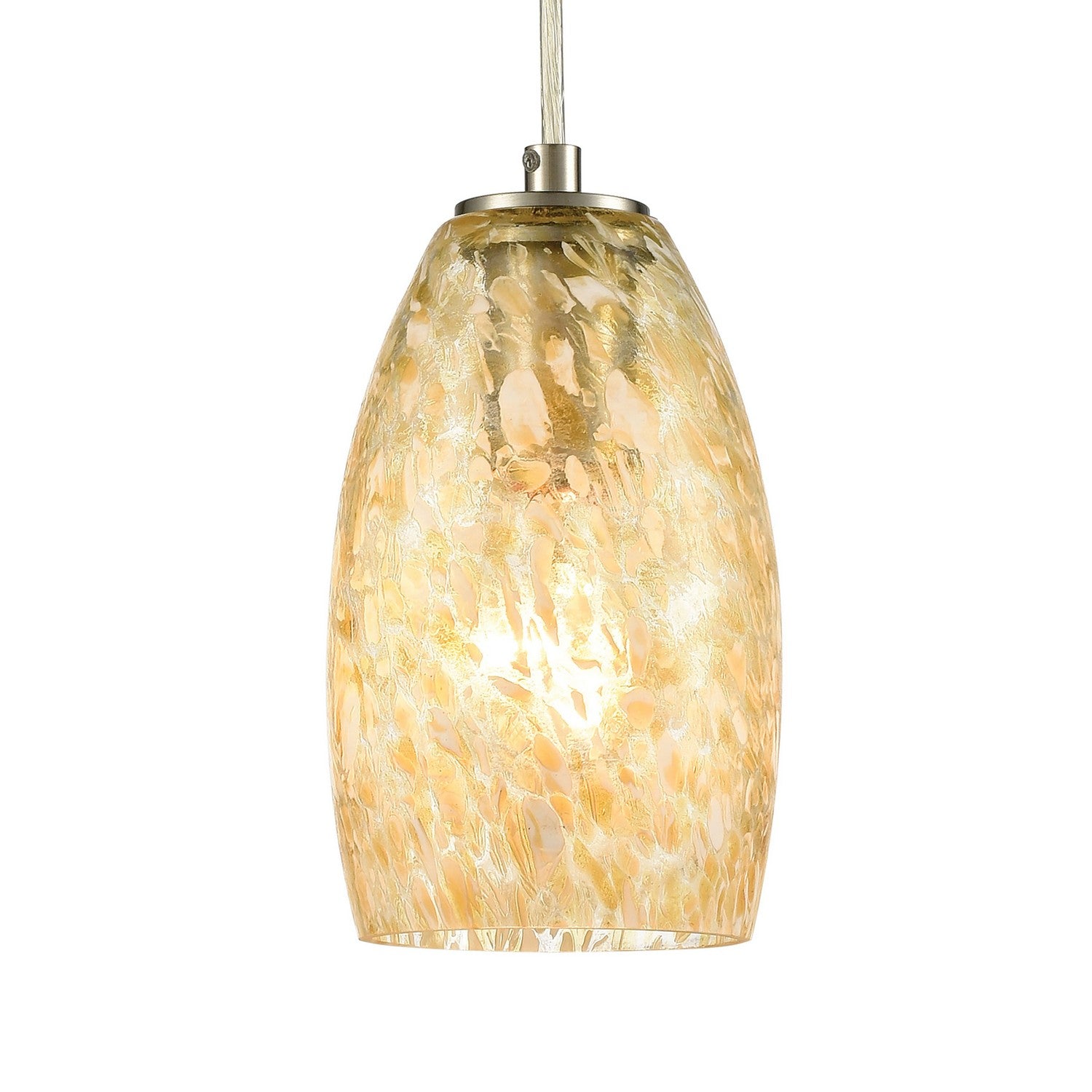 ELK Home - 30220/1 - One Light Mini Pendant - Golden Pasture - Satin Nickel