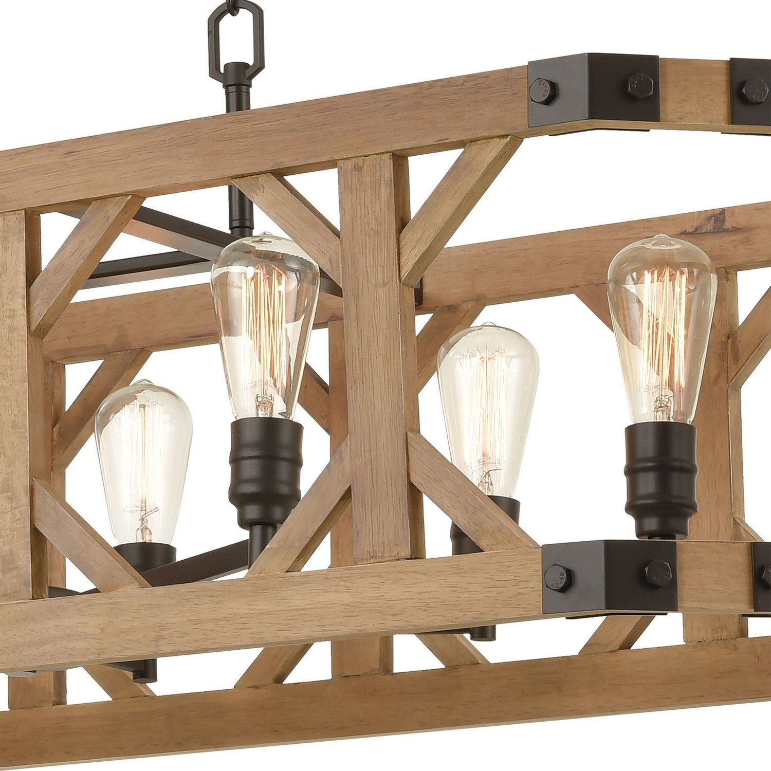 ELK Home - 33324/8 - Eight Light Linear Chandelier - Structure - Oil Rubbed Bronze