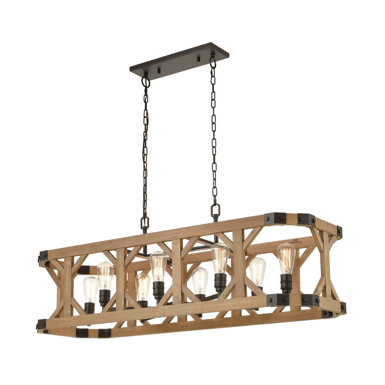 ELK Home - 33324/8 - Eight Light Linear Chandelier - Structure - Oil Rubbed Bronze