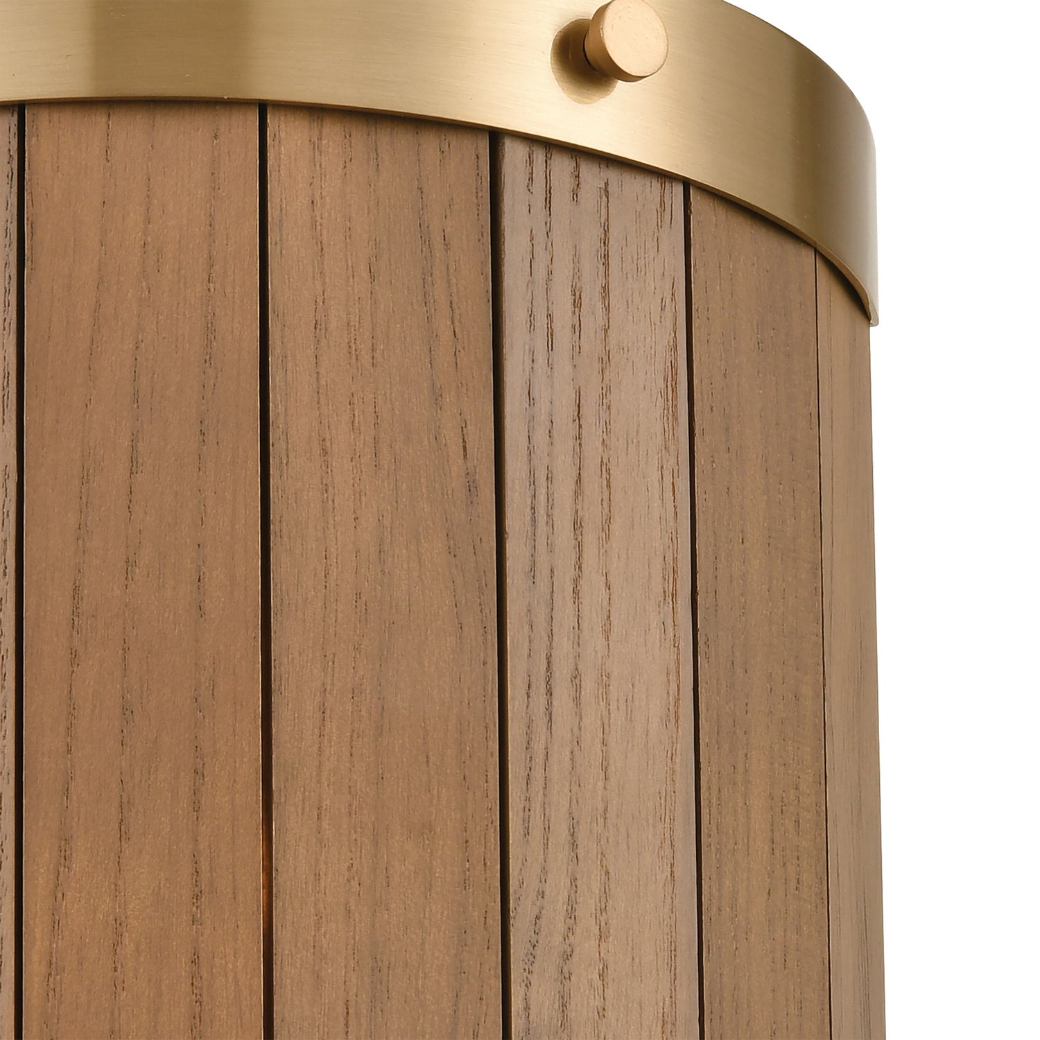 ELK Home - 33370/2 - Two Light Wall Sconce - Wooden Barrel - Satin Brass